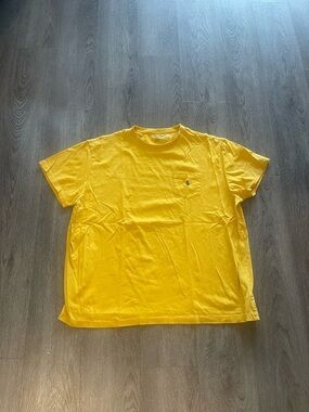 Polo Ralph Lauren Men's 2XL Classic Fit Jersey Pocket T-Shirt Yellow